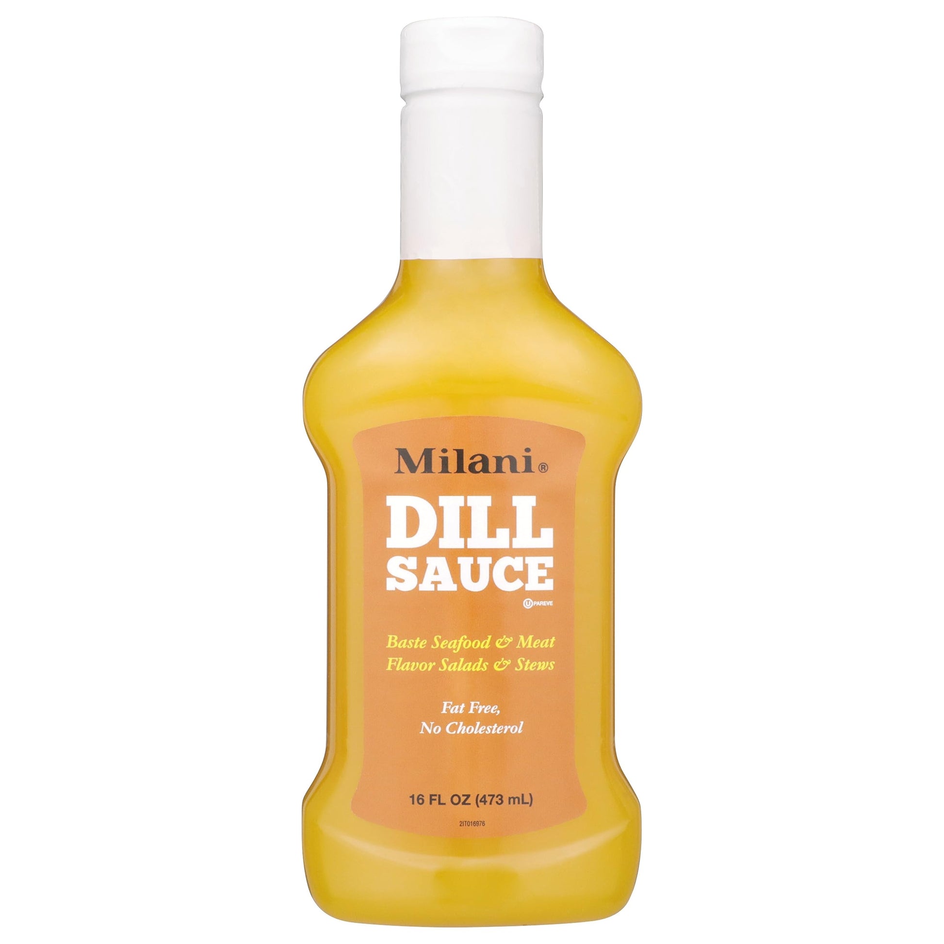 Milani Dill Sauce All-Purpose Sauce, Tangy Flavor, Fat Free, 16 fl oz Bottle