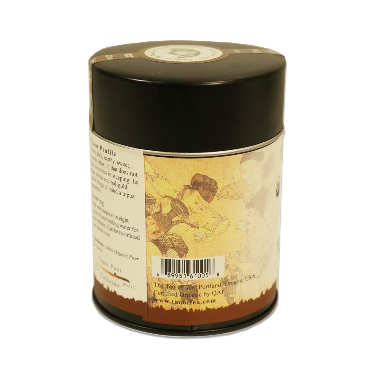 The Tao Of Tea, Topaz Puer Pu-Er Tea, Loose Leaf, 3.5 Ounce Tin