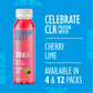 Celebrate Bariatric dietary products CLR Whey Isolate Protein Water, Cherry Lime, 20g Protein, Gluten-Free, 12 Fl Oz (Pack of 12)
