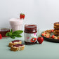 Assorted No Sugar Added Jams - 6 X 8 Fl. Oz - 2 X Strawberry, Forest Fruits & Pineapple - Made In Greece, No Preservatives, Glut
