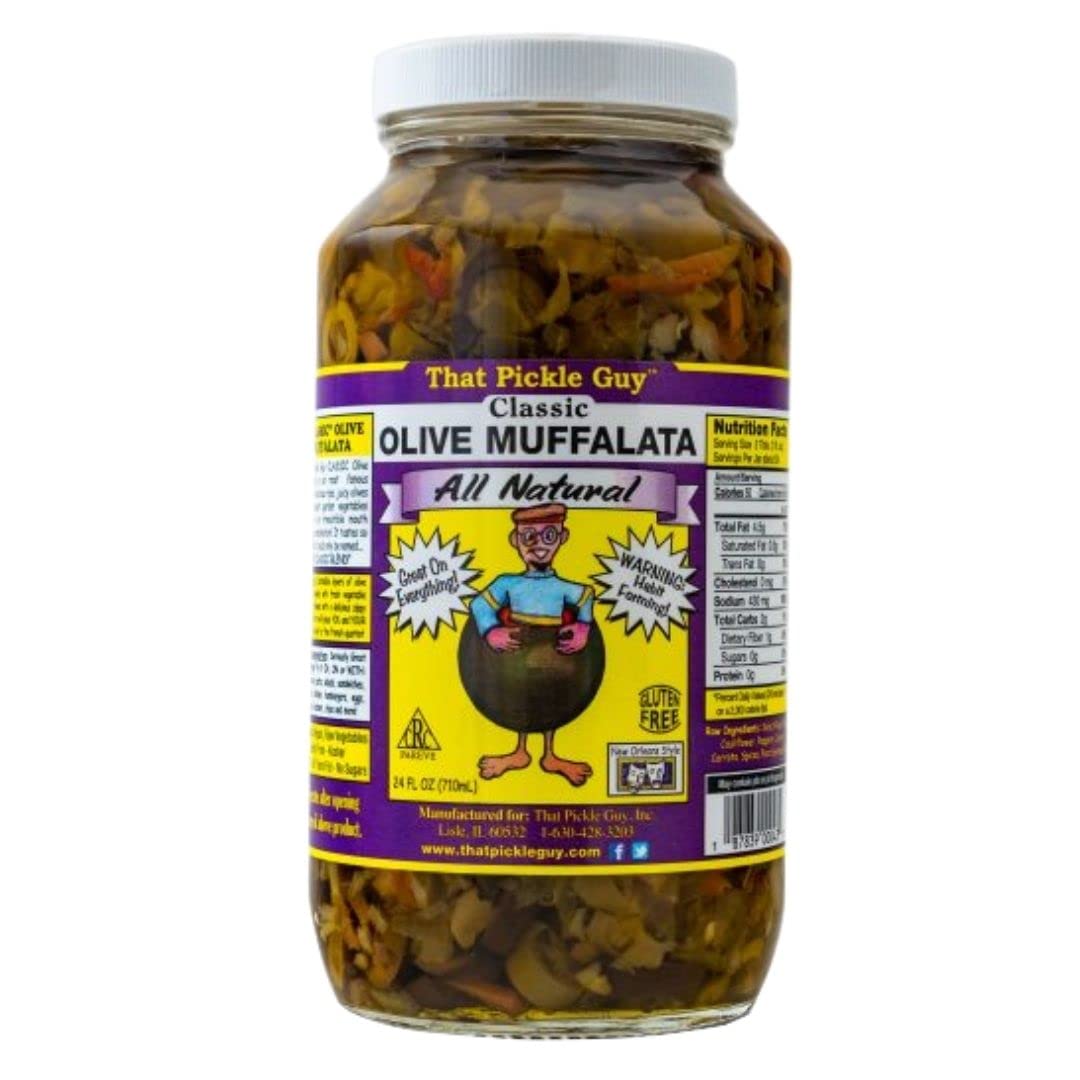 That Pickle Guy New Orleans Style Classic Olive Muffalata, Gluten, Sugar-Free, All Natural, Vegan, Best with any Deli, Rich in F