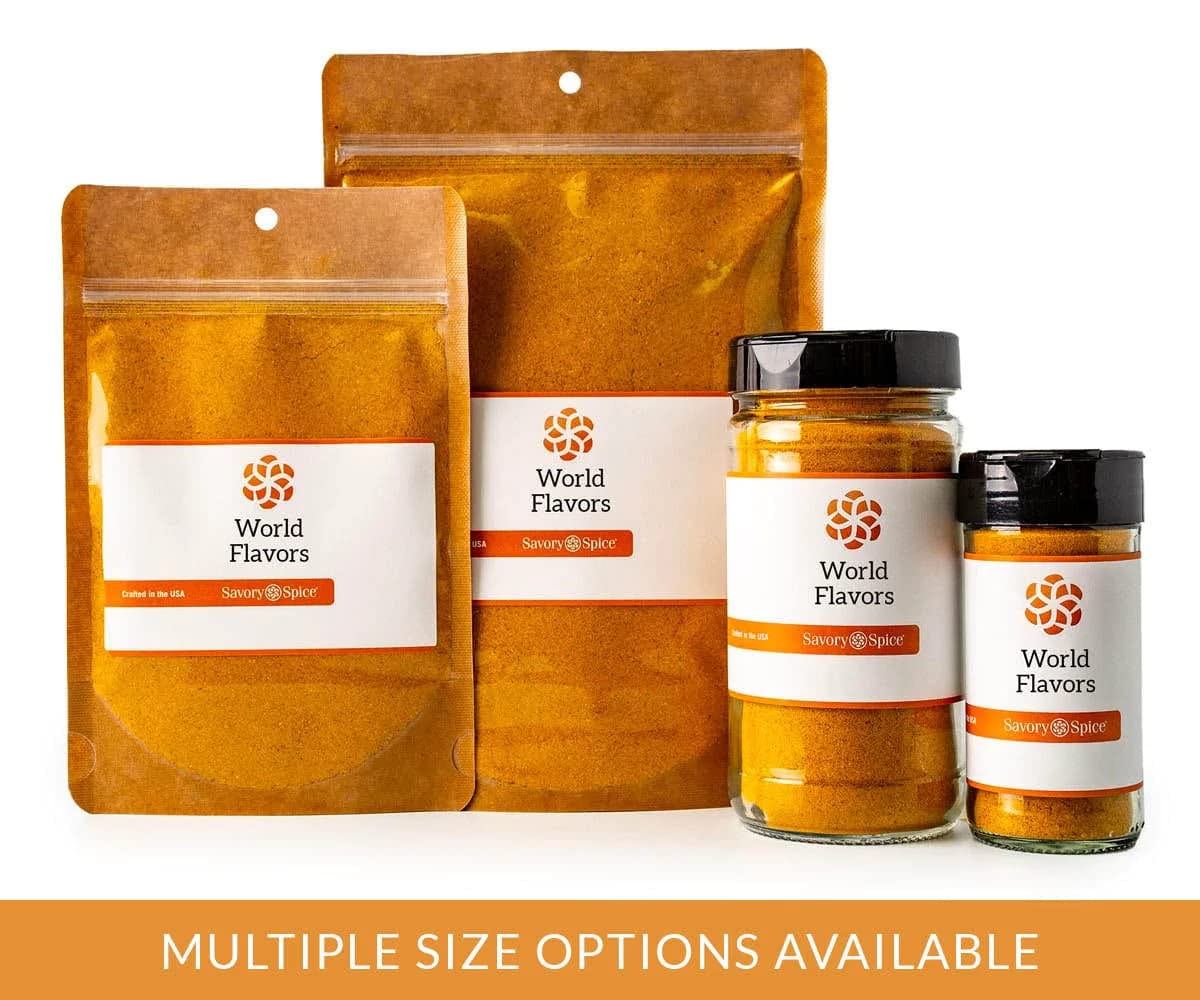 Savory Spice Ground Sumac Berries - Sumac Seasoning Powder for Middle Eastern Cuisine - 1 Cup Bag - Net: 4.2 oz