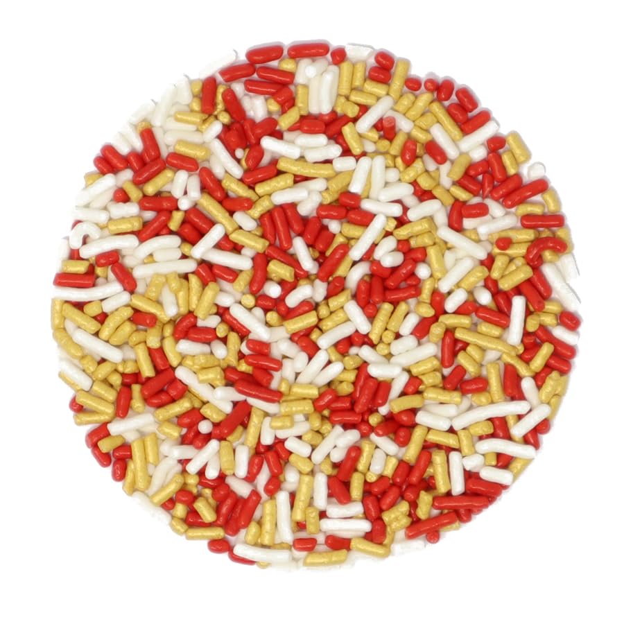 Mystic Sprinkles The Big Game Jimmy Mix 3Oz Bottle (Red, Gold & White)