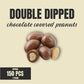 Double Dipped Peanuts Milk Chocolate Covered Peanuts (1 Pound) Wholesale Bulk Candy, Snack Nuts