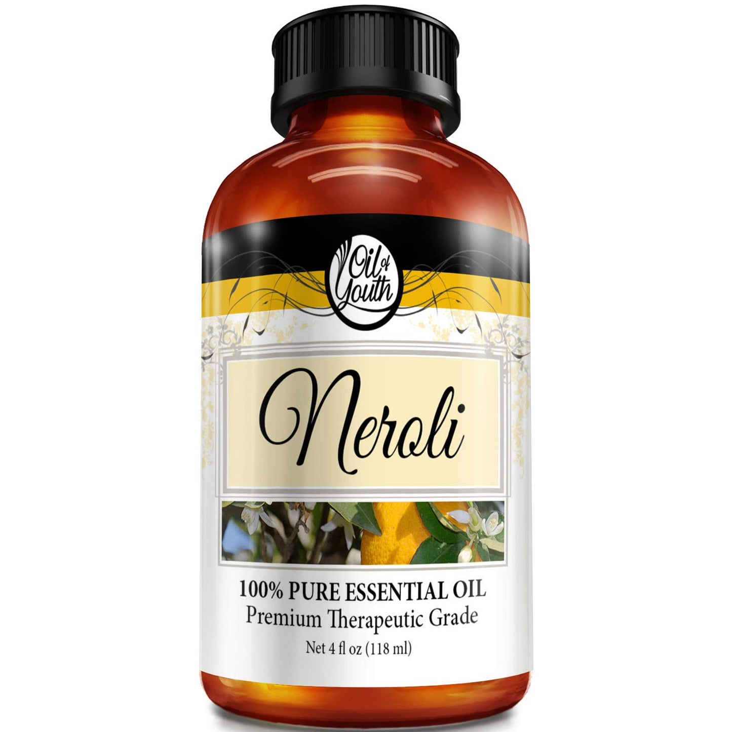 Oil Of Youth Essential Oils 4Oz - Neroli Essential Oil - 4 Fluid Ounces
