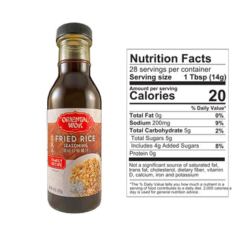Mr. Wongs Oriental Wok Gourmet Fried Rice Seasoning Sauce, 14 Oz (1 Pack)