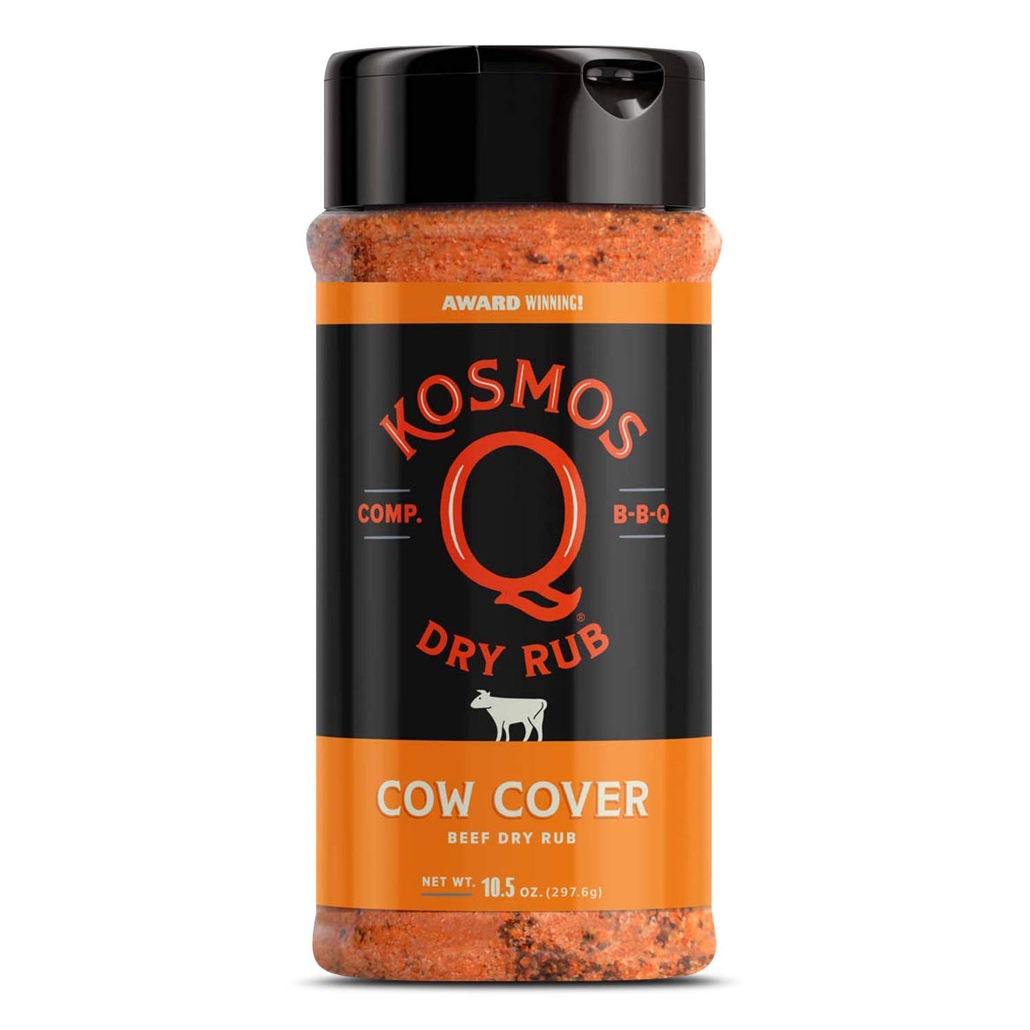 Kosmos Q BBQ Rub Savory Blend for Brisket, Steak, Ribs & Burgers, 10.5 oz Shaker Bottle