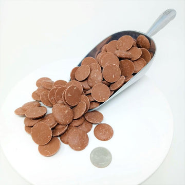 Merckens Coating Wafers, Milk Chocolate, 10 Pounds, Melting Chocolate, Cocoa Lite