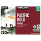 Kirkland Signature Pacific Bold Coffee K Cups, Dark Roast - 120 Count, 3 Lb Box