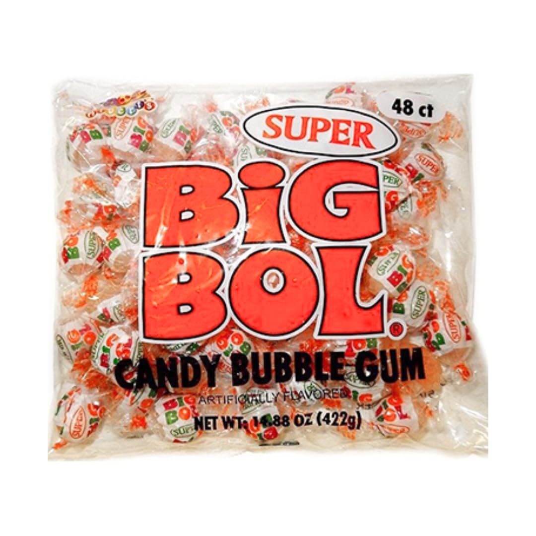 ALBERTS SUPER SIZE BIG BOL Candy Bubble Gum 48 count