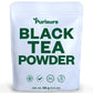 Purisure Instant Black Tea Powder, Unsweetened, 125g, Quick Dissolve for Hot/Cold Tea, Non-GMO, 125 Servings