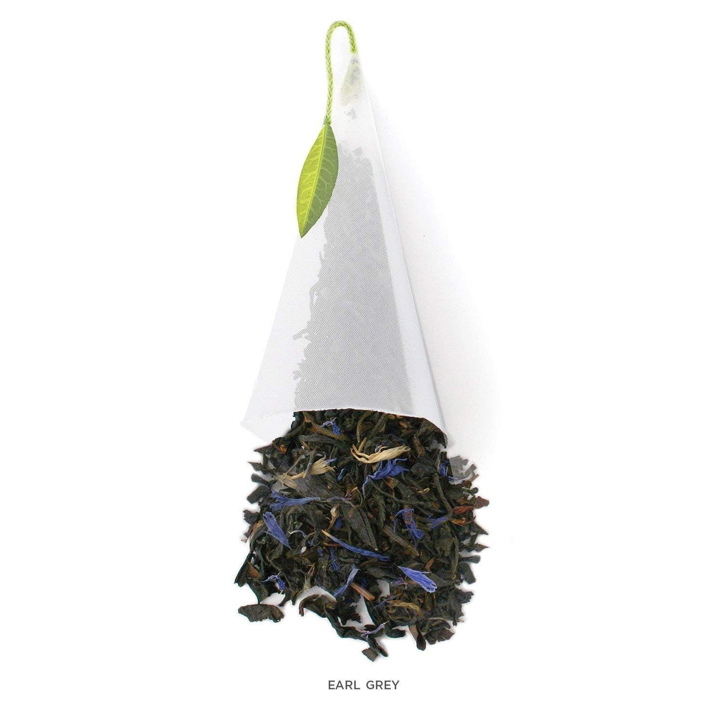 Tea Forte Earl Grey enhanced Organic Caffeinated Black Tea Blend Event Box  Bulk Pack 40 Count  10 per tray Individually Wrapped Handcrafted Pyramid Infusers