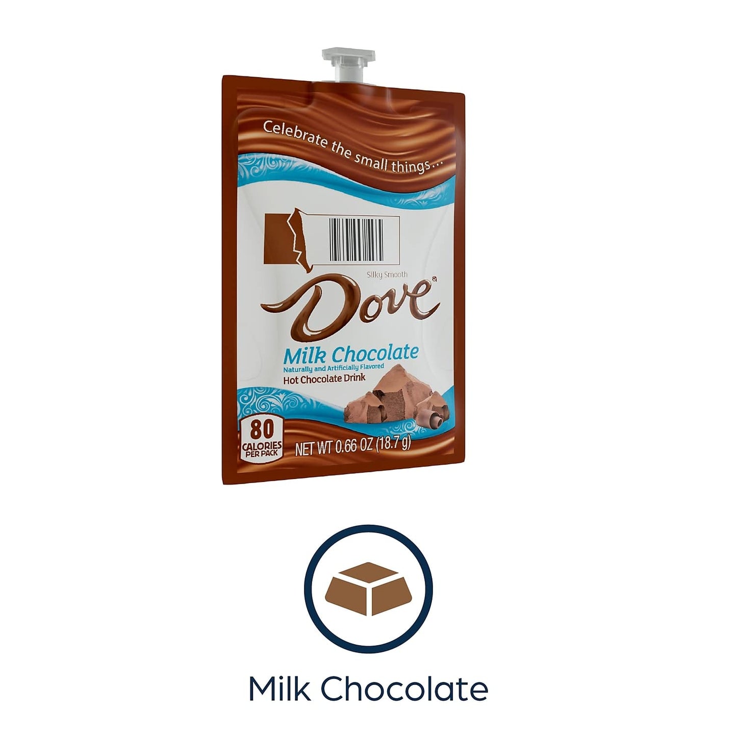 Dove Hot Chocolate Single Servings, 72 Count, 0.66 Ounce Each, Coffee Flavor, Model A117