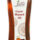 Jiva Organics Organic Mustard Oil 1 Liter Bottle (33.8 Ounce) - Non-GMO, Premium, Cold Pressed