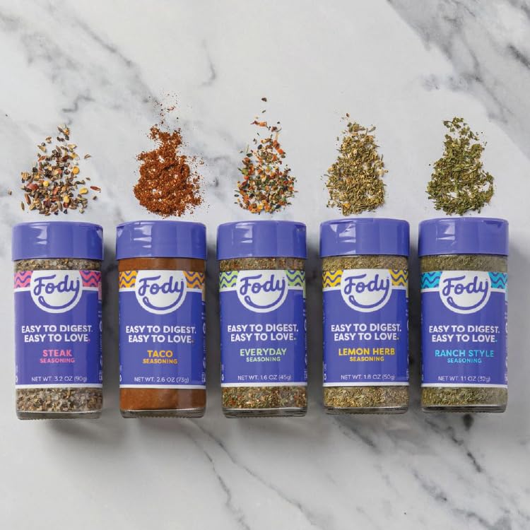 Fody Foods Vegan Steak Spice Blend, Flavorful Grilling Seasoning, Low Fodmap Certified, Sensitive Recipe, Gut & Ibs Friendly, 3.