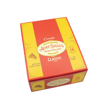 Creamy Classic Pralines - Aunt Sally'S Pralines - 16 Count Box