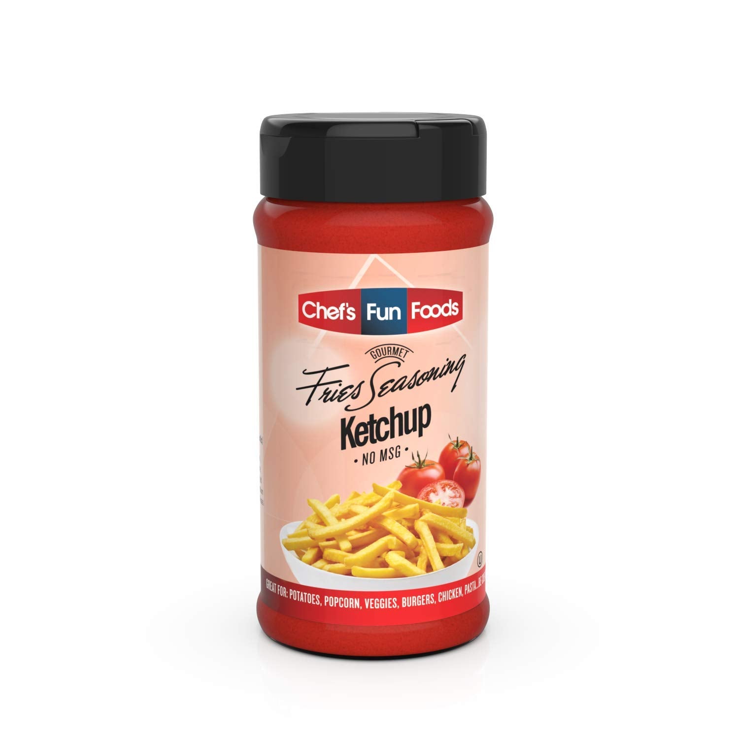 Chefs Fun Foods Gourmet Fries Seasoning Ketchup - 10 Oz Pack