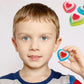 Fruidles Valentines Assorted Gummy Hearts Candy, Delicious Fruit Flavors Gummies (Half-Pound)
