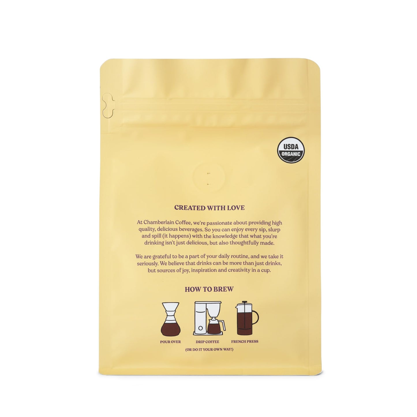 Chamberlain Coffee Pumpkin Spice Blend - Medium Roast Ground Coffee  Smooth and Well-Balanced with Warm Notes of Cinnamon  Nutmeg  and Clove  Freshly Roasted in California - 10 oz