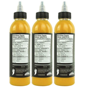 HEARTBEAT HOT SAUCE CO. Pineapple Habanero Hot Sauce, 6 fl oz (Pack of 3)
