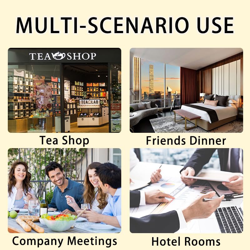 Bei Cai Tea Bags Sampler Assortment Box (50 Count) 10 Different Flavors,Perfect Variety Individually Wrapped Tea Bag,Perfect For Hotels, Offices, Food Service Gift Set &Sampler Variety Pack