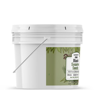 Unpretentious Black Sesame Seeds, 1 Gallon, Whole, Natural, And Nutty Flavor