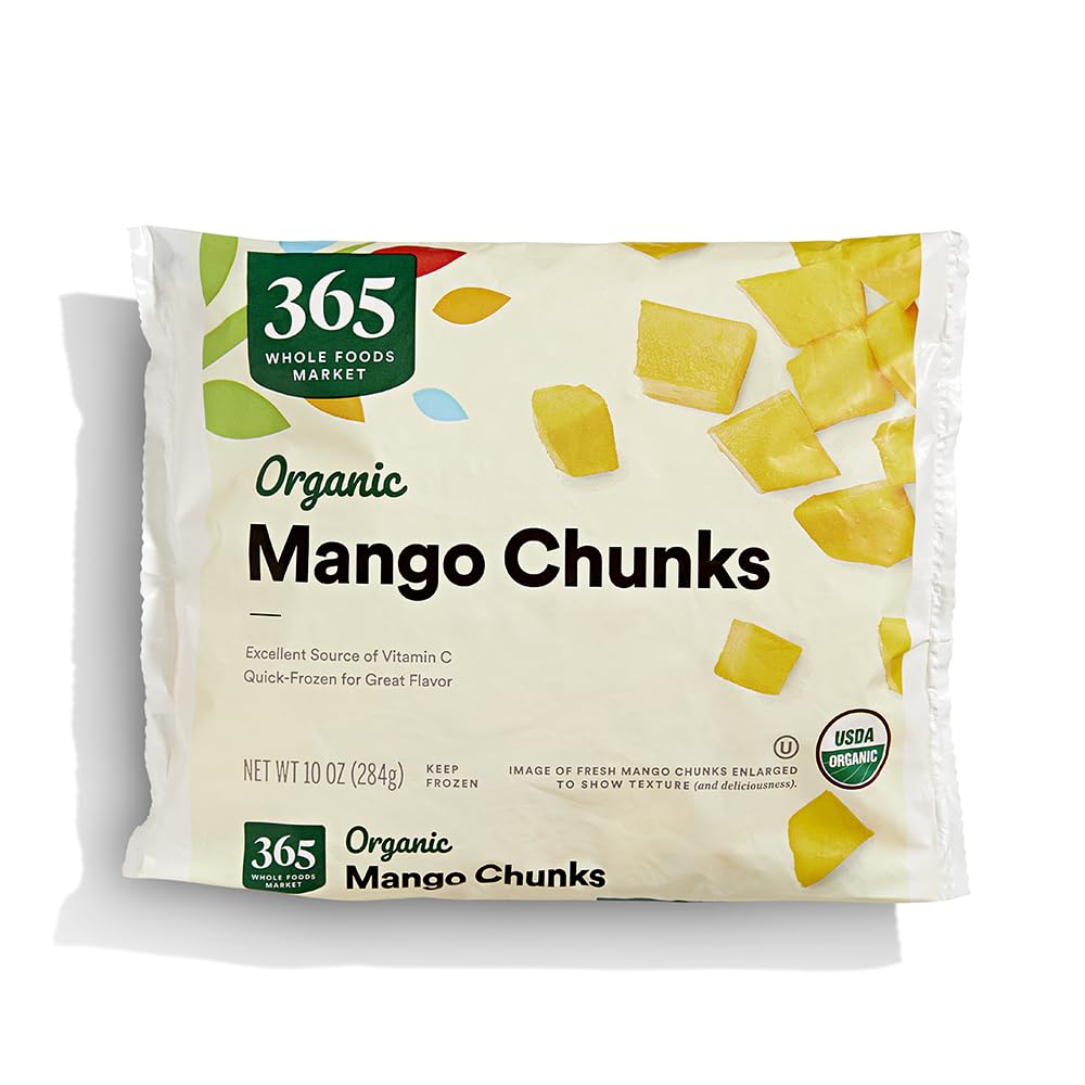 365 by Whole Foods Market, Organic Mango Chunks, 10 oz, (Frozen)