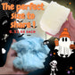 Lupy Lups! Cotton Candy Party Pack Halloween Edition - 0.5 oz 24 Pack Each, Individually Wrapped - Perfect for Stockings, Treats