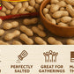 Gurley'S Jumbo Peanuts In-Shell, Fire Roasted & Salted In Shell Peanut, Bulk Party Pack, 10 Lb Box - Premium Salty Snack For Eve