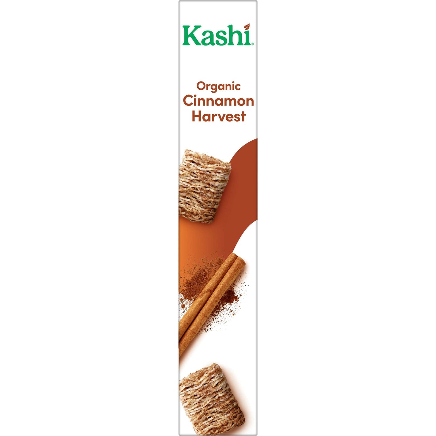 Kashi Cold Breakfast Cereal, Vegan, Organic Fiber Cereal, Cinnamon Harvest, 16.3oz Box (1 Box)