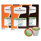 Fresh Roasted Coffee Organic Ethiopian Sidamo Half-Caf K-Cup Compatible 72 Pods