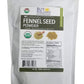 Buy Wellness Organic Fennel Seeds Powder, Non-GMO, Gluten-Free, 16 oz Bulk Pack