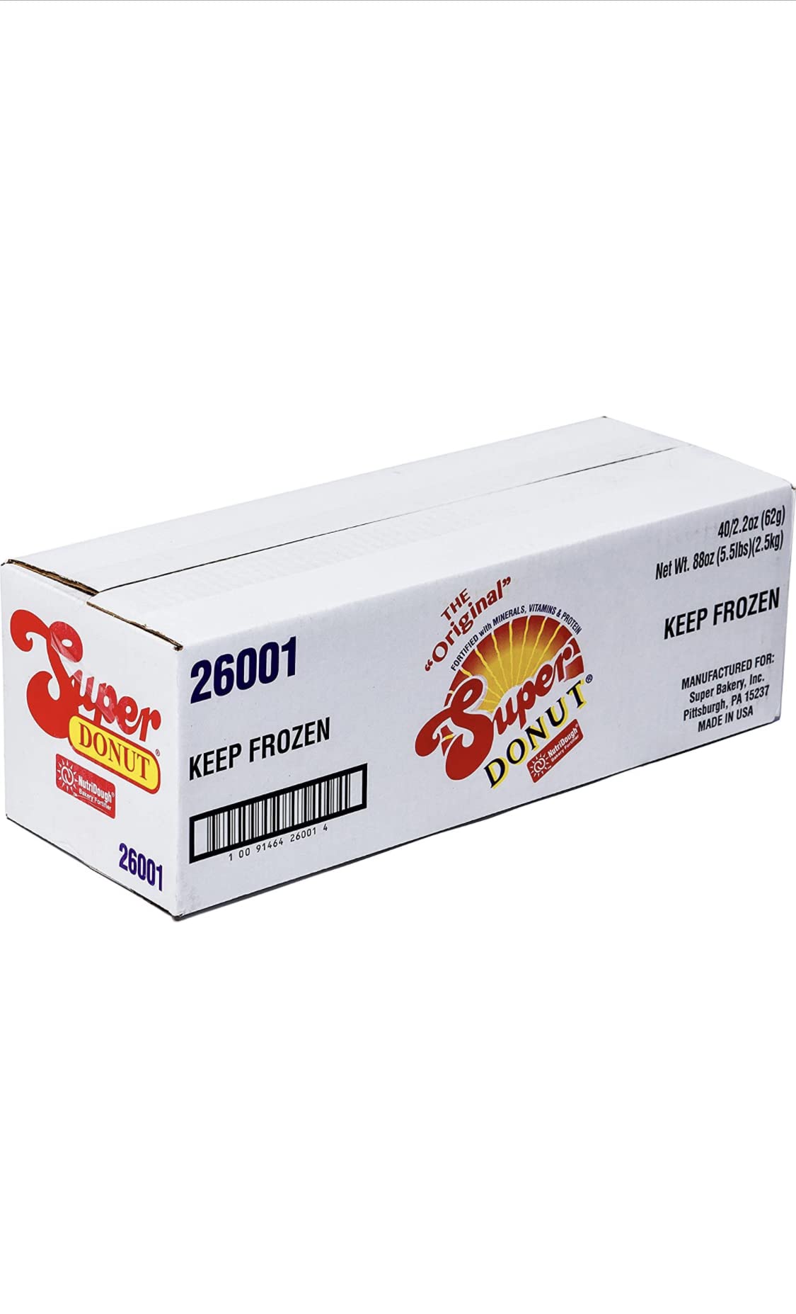 Super Bakery The Original Super Donut® - 2.2 Ounce (Pack of 40) - Delicious, Soft, and Perfect for Snacks or Desserts