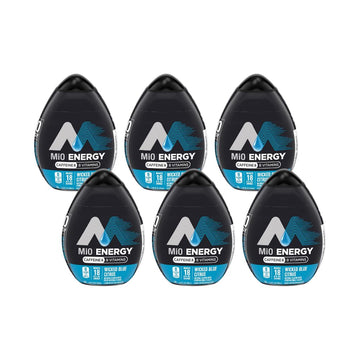 Mio Energy Liquid Water Enhancer, Wicked Blue Citrus, 1.62 Fl Oz, Pack of 6