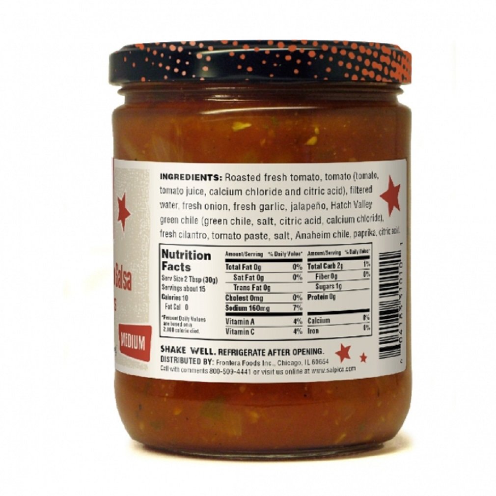Frontera Foods Inc. Salpica Salsa, Tom/Jal, Med, 16-Ounce (Pack Of 6)