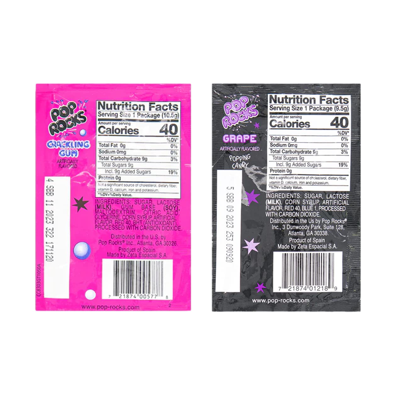 Pop Rocks Candy Variety Mix - 32 Pack Of 8 Flavors - Retro  Ling Rock Candy - Bulk Pack Includes Tropical Punch, Bubble Gum, Cherry, And Much More