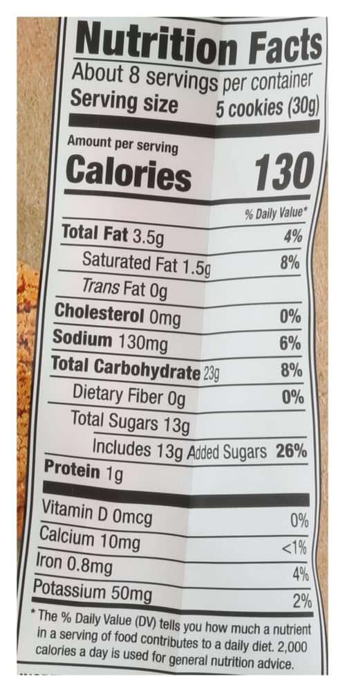 Mi-Del Organic ginger Snaps - 8 oz