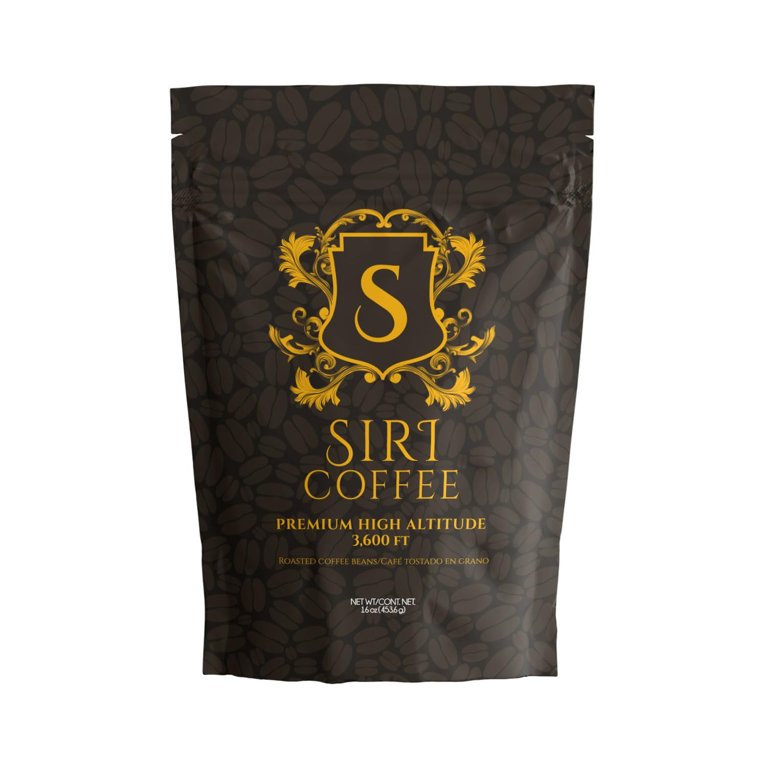 Siri Roast Coffee Beans & High Altitude Organic 1 Lb  Tested For Molds & Toxins  Smooth Chocolate Notes  Light Roast Whole Bean Coffee  Top-Grade El Salvador
