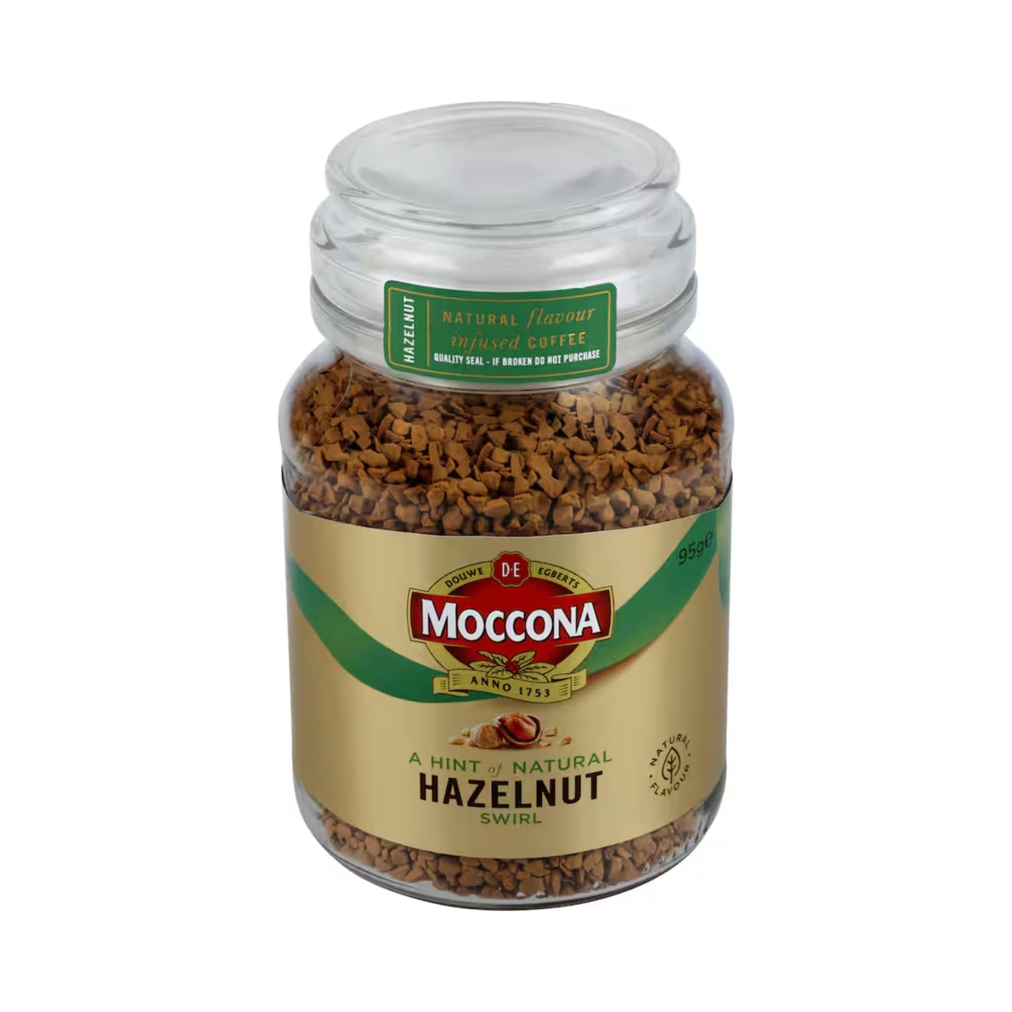 Moccona Hazelnut Instant Coffee Granule Jar,95 Gm