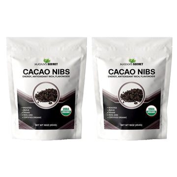 Mayans Secret 1lbs USDA Certified Cacao Nibs Organic Cocoa Nibs Raw Organic Superfood, Gluten Free Pure Delicious Chocolate Esse