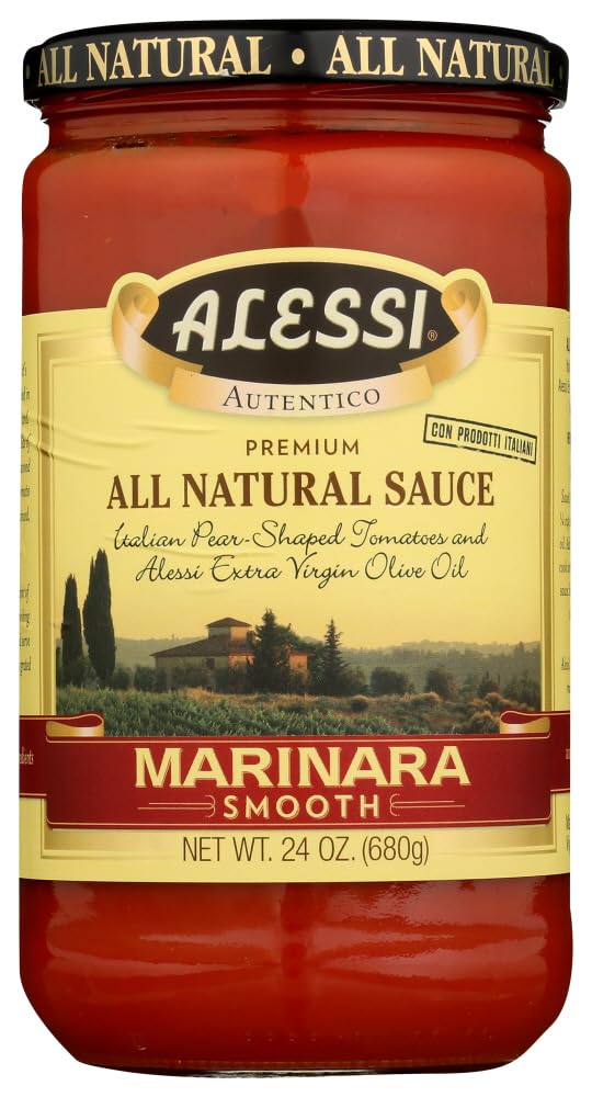 Alessi Sauce Marinara Smooth 24Oz (Pack 0F 6)