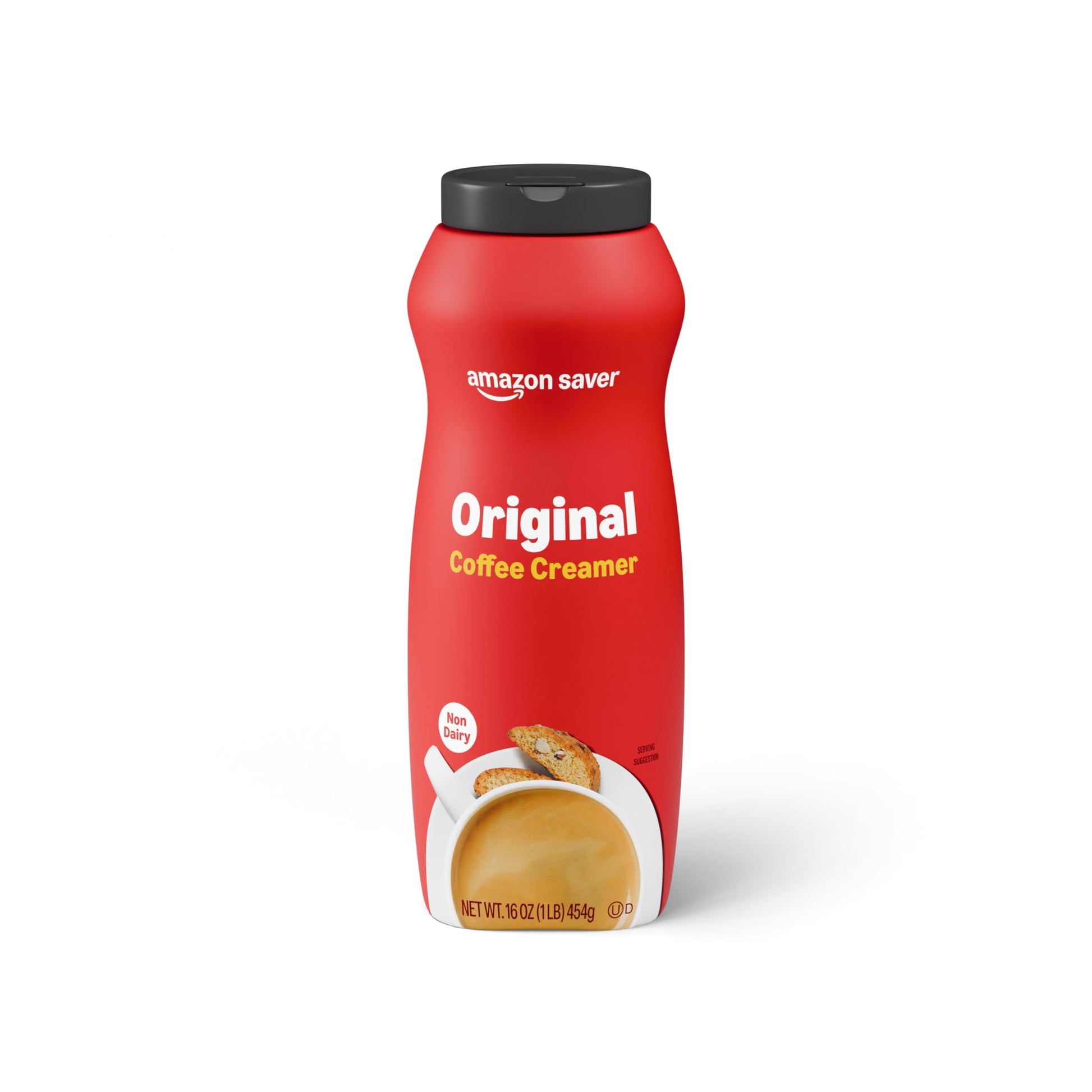 Amazon Saver Non-Dairy Coffee Creamer, Powdered, 16 Oz, Original Flavor