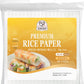 52Usa Square Rice Paper, 3 Pack, White Rice Paper Wrappers, Fresh Spring Roll Wrappers & Dumplings-102 Sheets, Gluten-Free Wonto