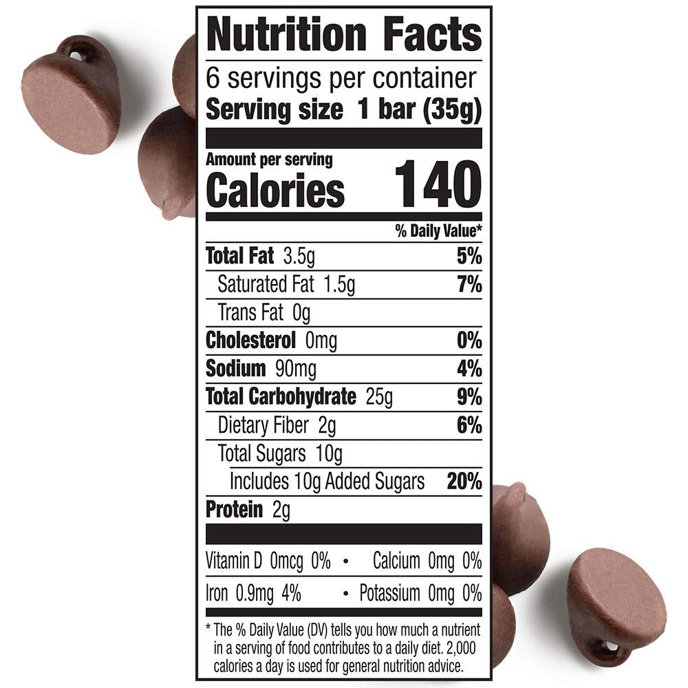 Cascadian Farm Organic Chocolate Chip Chewy Granola Bars, 6 Bars, 7.4 Oz