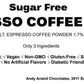Andy Anand 60 Pc Sugar Free Espresso Coffee Hard Candy, Made With Real Coffee, Only 3 Ingredients, Sweetened With Natural Stevia