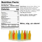 SweetGourmet Wax Candy Bottles with Drink Filling, Assorted Fruit Flavors, 1 Pound Bag