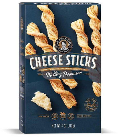 John Wm Macys Melting Parmesan Cheese Sticks, 4 oz, 6 Pack