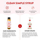 Peppermint Agave Simple Syrup for Coffee  Cocktails  Matcha - Sweetened with Agave Nectar - Infused with Real Peppermint Leaf - 13.5 oz