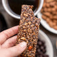 Taos Bakes - Coffee + Dark Chocolate - Breakfast Bar - 8G Of Protein, 6G Fiber, & Gluten Free - Healthy Snack For Mature-Themeds - Filled With Pine Nuts, Almonds, Chocolate, & Chia Seeds - 12 Pack, 1.8Oz Ea