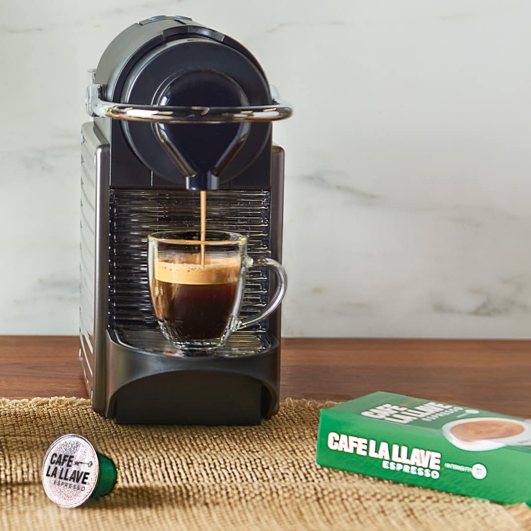 Cafe La Llave Espresso compact pieces, Intensity 11, 80 Count, Compatible with Nespresso OriginalLine Machines